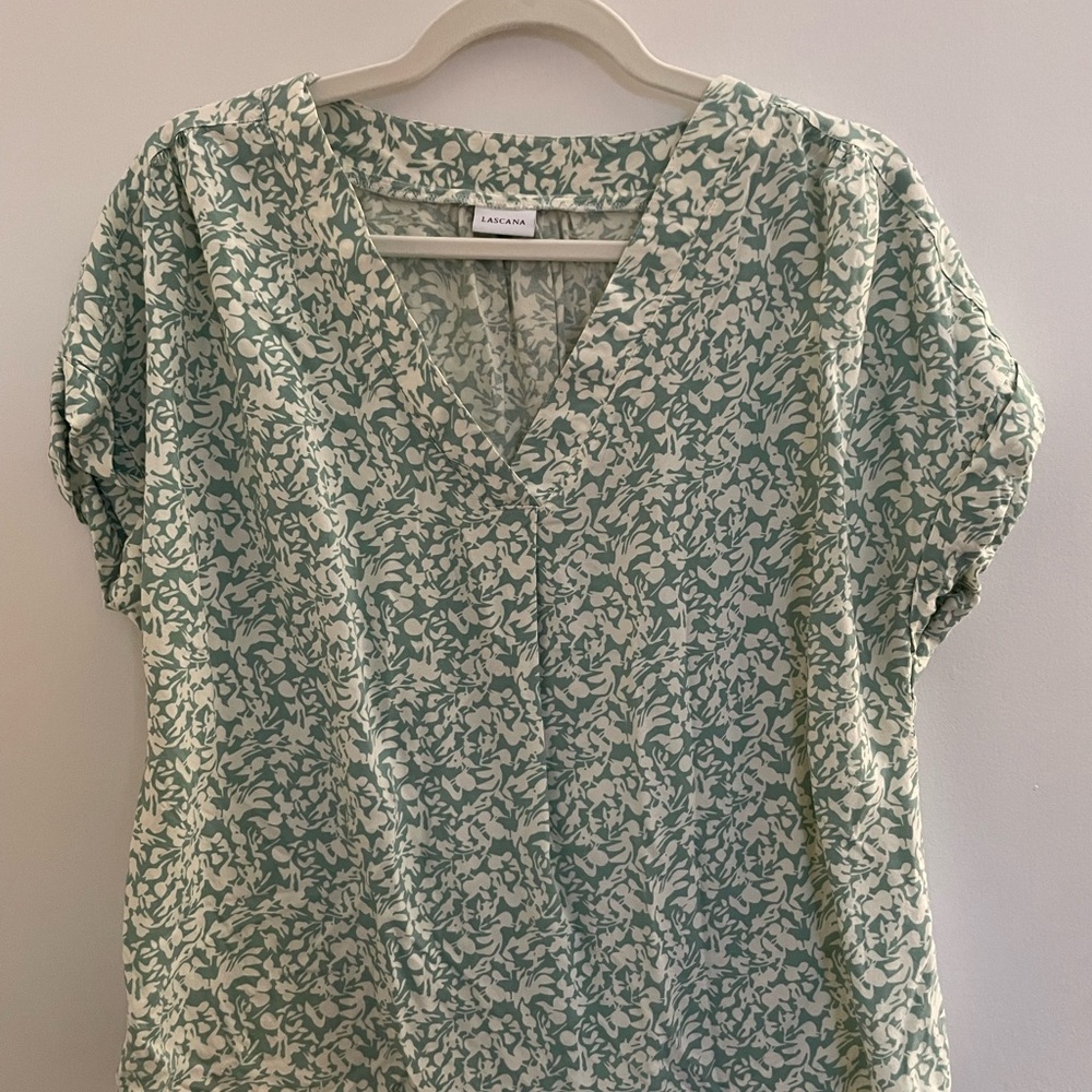 Lascana Green Floral Women's Top 4/6
